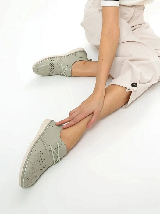 Женские туфли basic SOFIA-ALEXANDRA оливковые, артикул SA16792-WL/8-1
