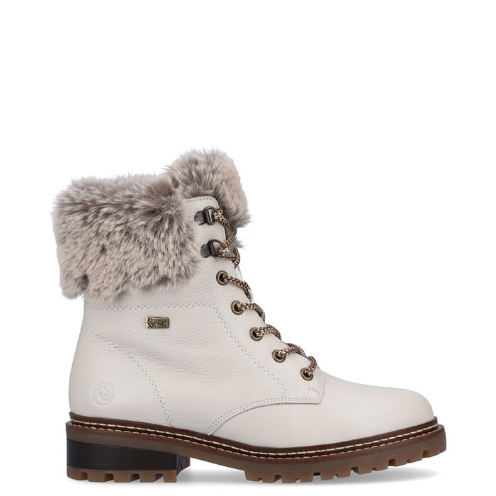 Женские ботинки basic REMONTE белые, артикул D0B74-80