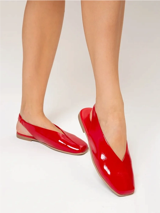 Женские слингбэки SOFIA-ALEXANDRA красные, артикул 51-BMA4-3-507