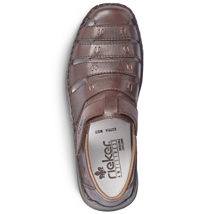 Мужские сандалии RIEKER коричневые, артикул 05279-25