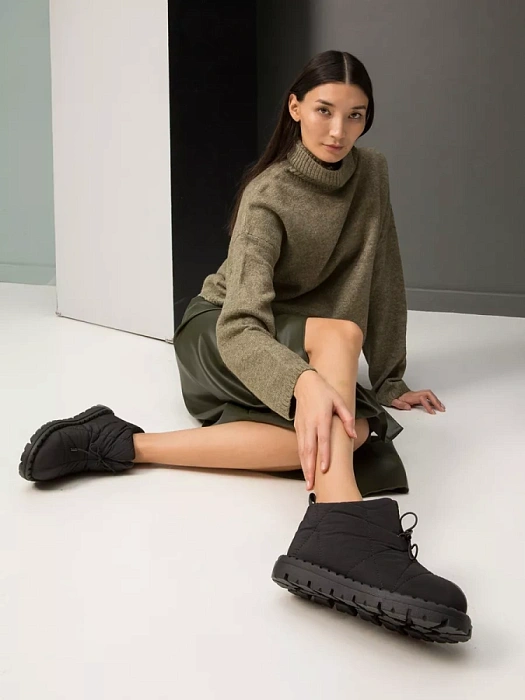 Женские ботинки Donna Daniella  черные, артикул 22W9-32-101Z