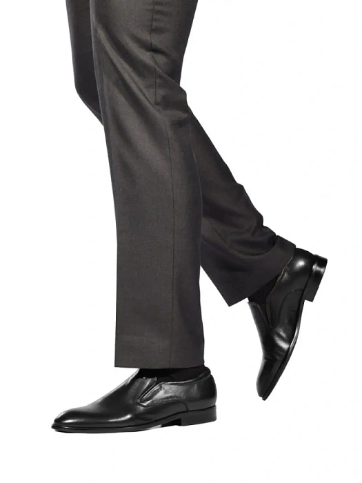 Мужские туфли basic BRUNO RENZONI  черные, артикул 5381A-905A