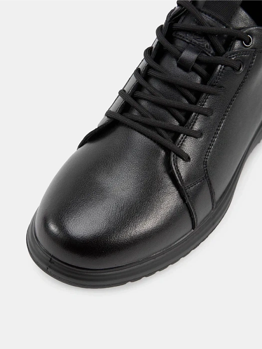 Мужские кеды BRUNO RENZONI  черные, артикул DSHD-DM005