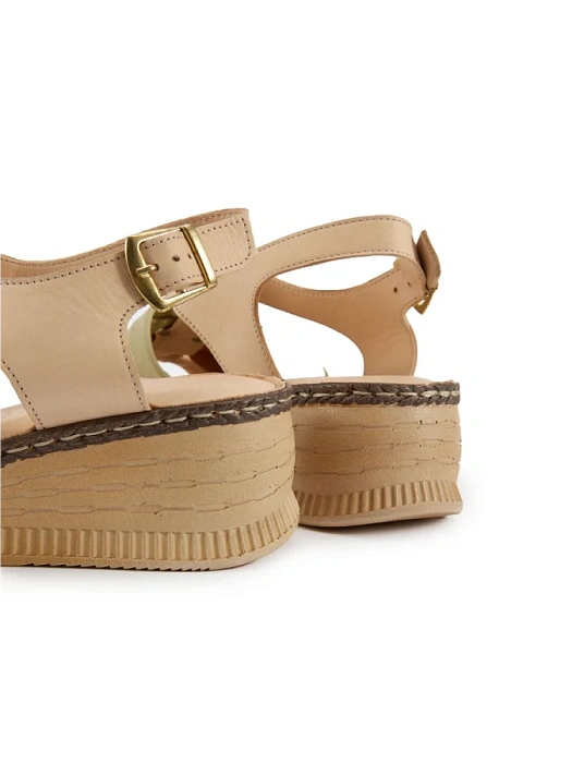 Женские босоножки  eObuv бежевые, артикул D25YS-2545