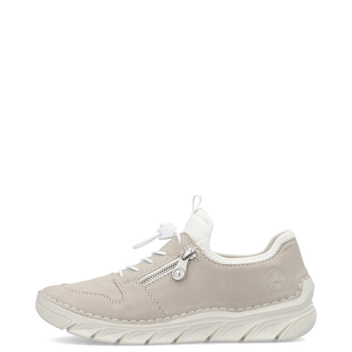 Женские кроссовки RIEKER бежевые, артикул 55065-60