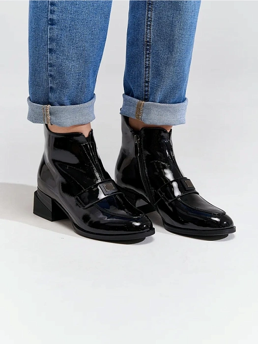 Женские ботильоны FEDERICA RODARI черные, артикул 16E-WE21698-2