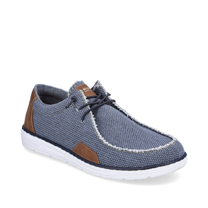 Мужские туфли RIEKER синие, артикул 08600-12