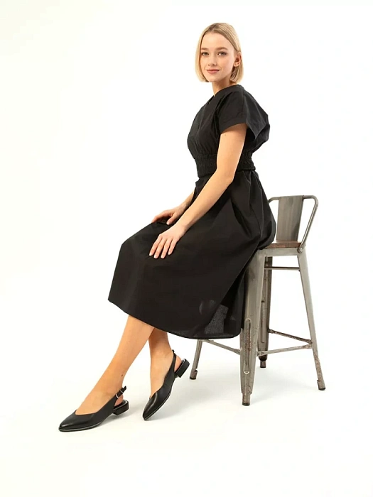 Женские слингбэки MARCO TOZZI черные, артикул 2-29408-42-001