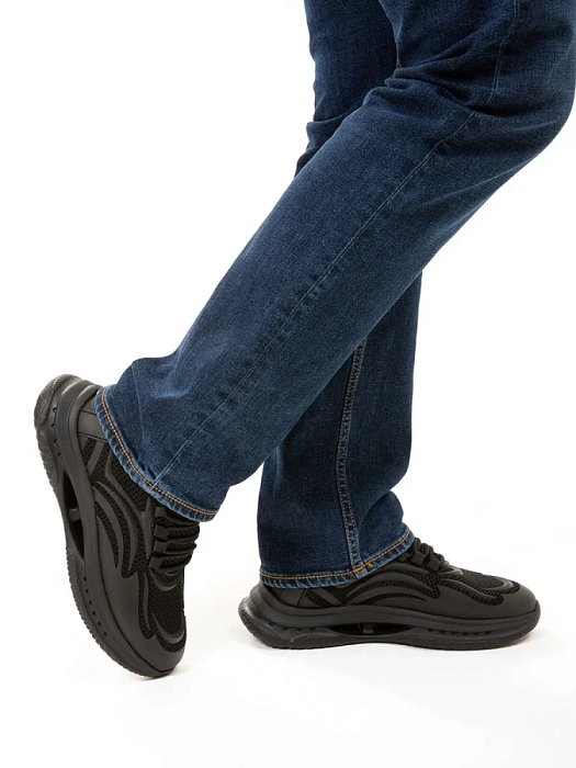 Мужские кроссовки BRUNO RENZONI  черные, артикул RH6600A