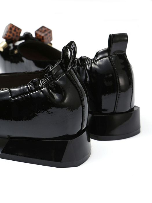 Женские балетки Donna Daniella  черные, артикул 51-TZE7-38-501