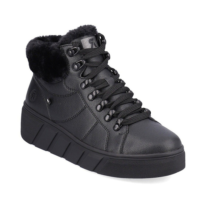 Женские ботинки basic RIEKER черные, артикул W0560-00