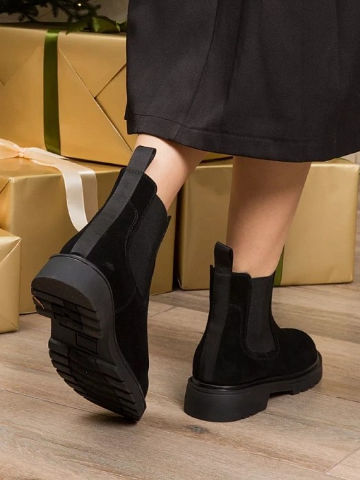 Женские челси FEDERICA RODARI черные, артикул 7EOB-FH2641-5-842-N208