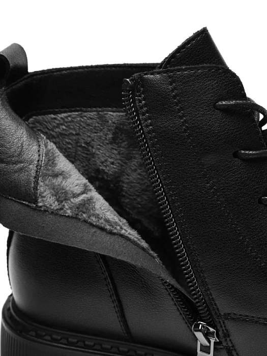 Женские ботинки eObuv черные, артикул 50E-10513-21