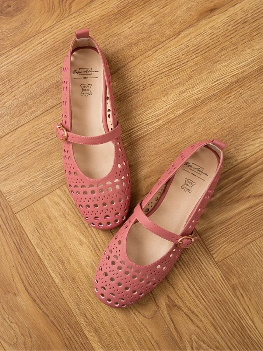 Женские балетки SOFIA-ALEXANDRA розовые, артикул 4E-3907-902-A862