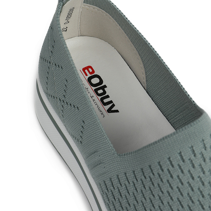 Женские туфли eObuv зеленые, артикул 903620-0