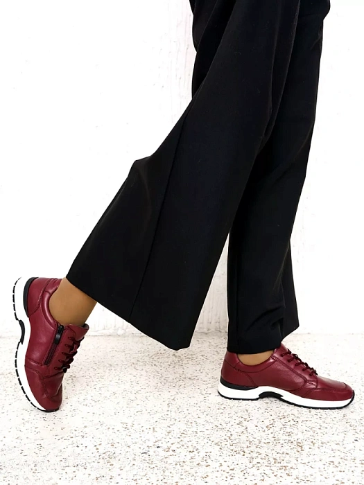 Женские кроссовки eObuv бордовые, артикул 9-73755-41-540