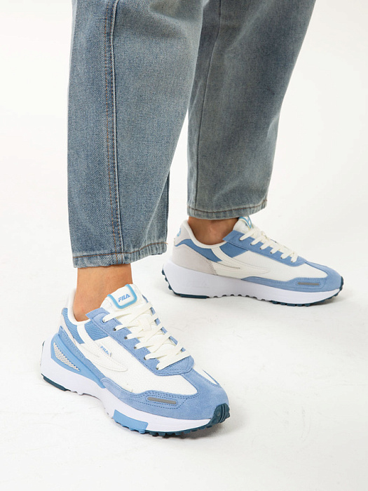 Женские кроссовки FILA голубые, артикул 5RM02600-148