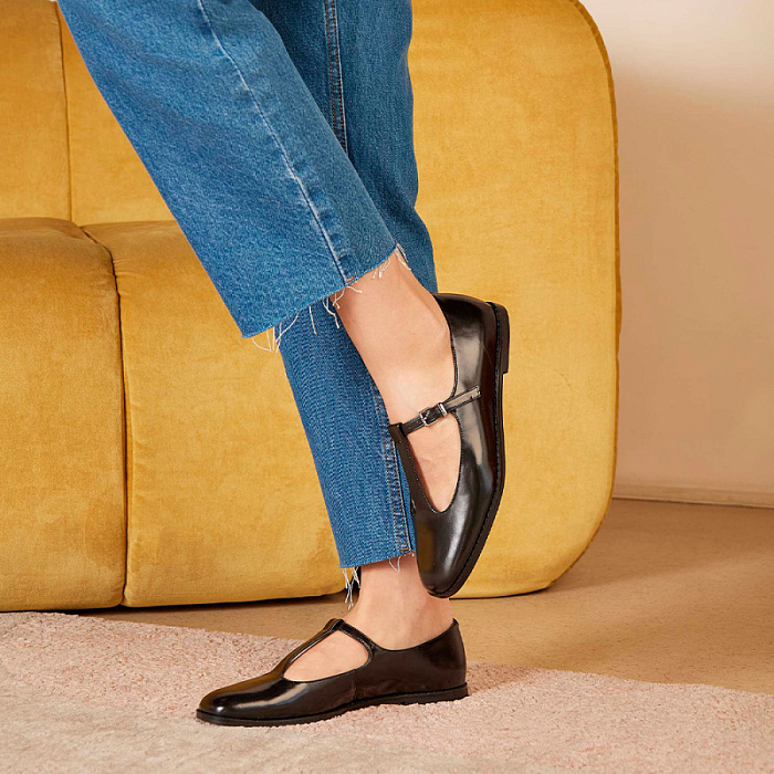 Женские туфли SOFIA-ALEXANDRA черные, артикул 38E-B149-25W