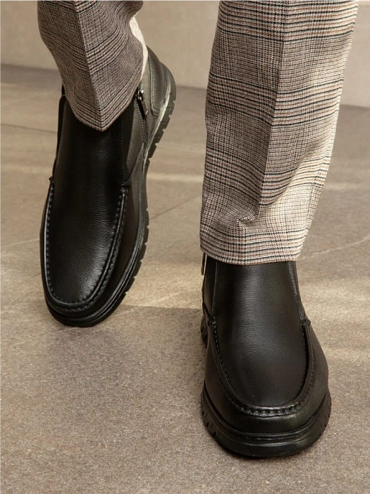 Мужские ботинки BRUNO RENZONI  черные, артикул 9833X-1Z-961