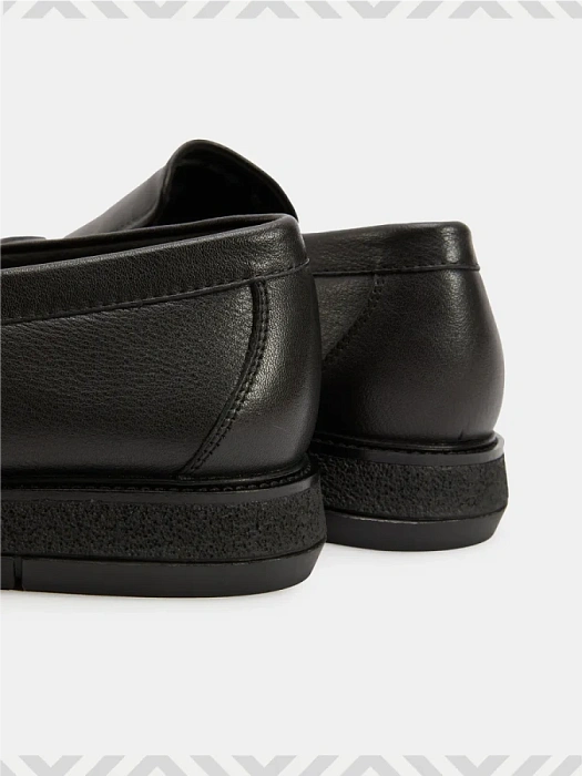 Мужские мокасины BRUNO RENZONI  черные, артикул 290A-16Z-961