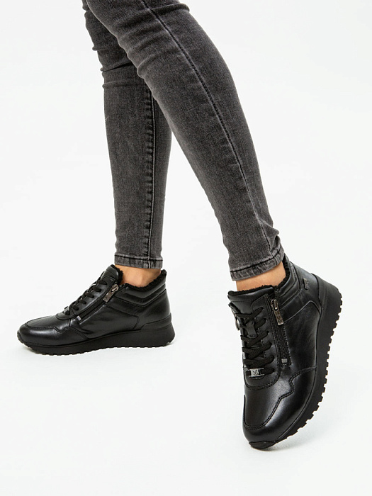 Женские кроссовки CAPRICE черные, артикул 9-26201-43-022