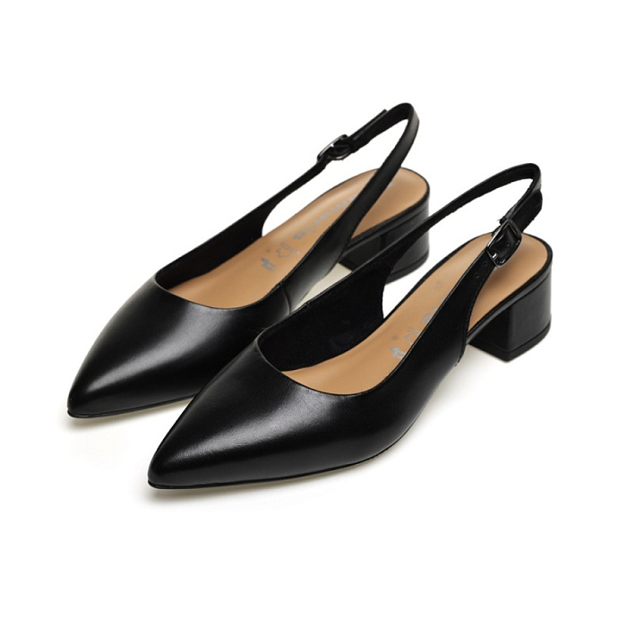 Женские слингбэки TAMARIS черные, артикул 1-29500-42-003