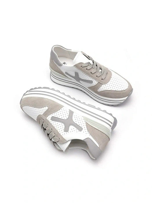 Женские кроссовки Donna Daniella  серые, артикул 41-KZE28-4-105-1