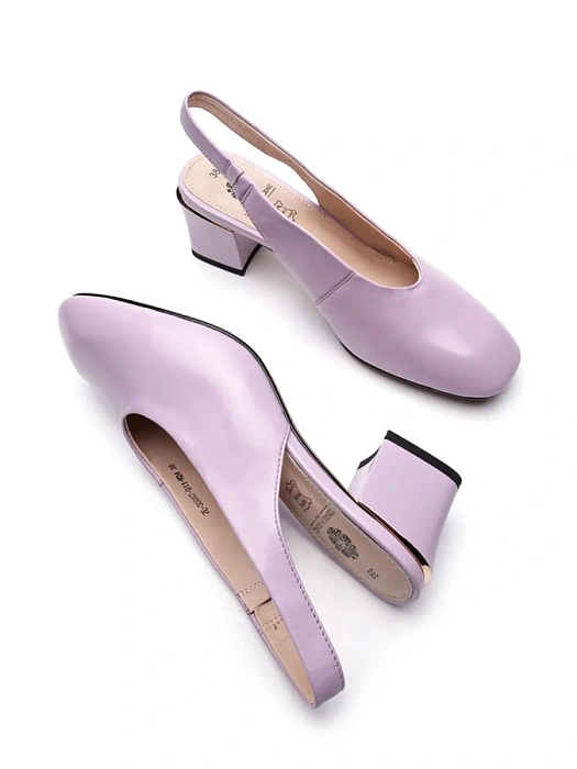 Женские слингбэки FEDERICA RODARI фиолетовые, артикул 7E-3H057-911-M24