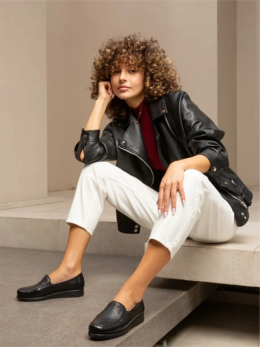 Женские туфли CAPRICE черные, артикул 9-24750-41-02B