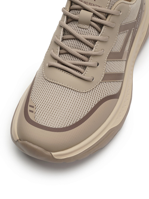 Мужские кроссовки BRUNO RENZONI  бежевые, артикул HG-3PB1657-32