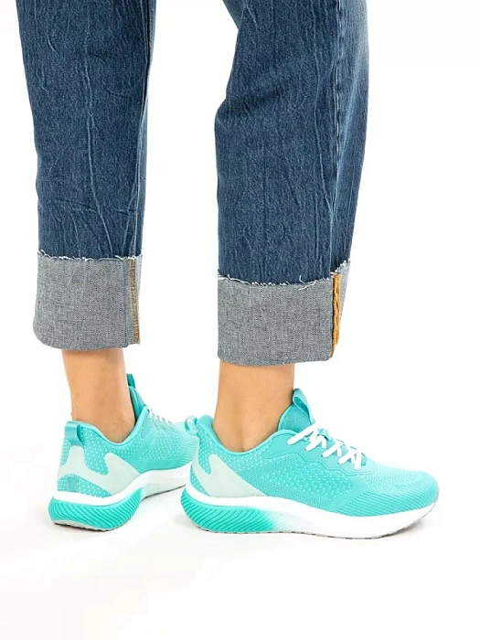 Женские кроссовки SOFIA-ALEXANDRA бирюзовые, артикул SA16785-WB/8-1