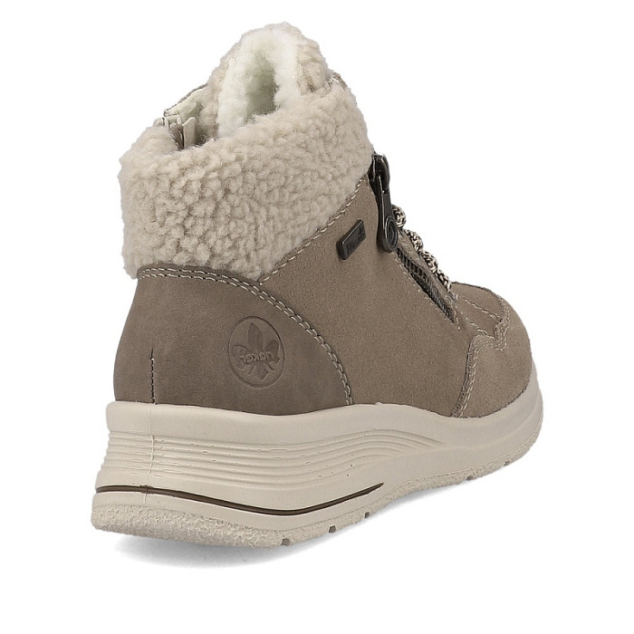 Женские ботинки basic RIEKER коричневые, артикул L7701-24