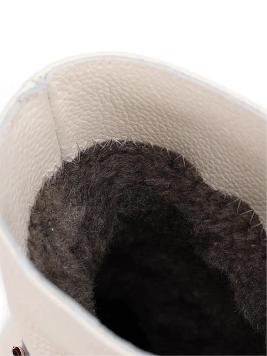 Женские полусапоги Donna Daniella  бежевые, артикул 80490-3