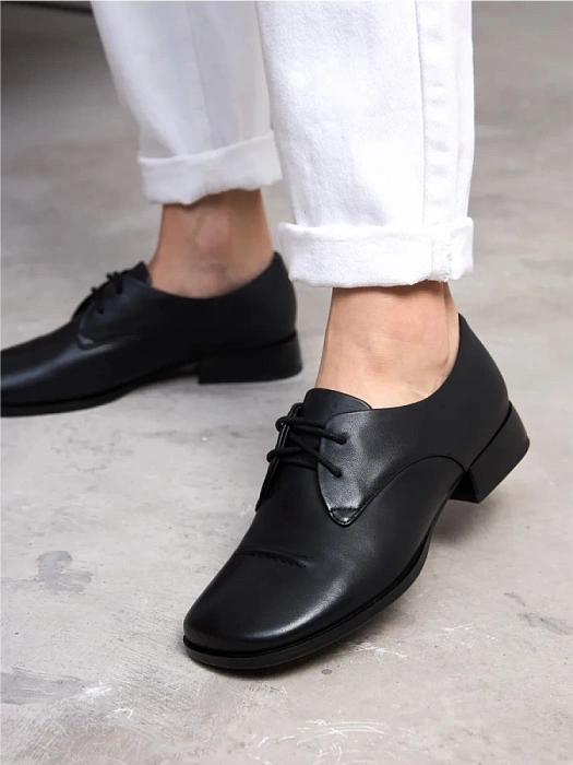 Женские туфли SOFIA-ALEXANDRA черные, артикул 38E-HF1279-6140D1-25W