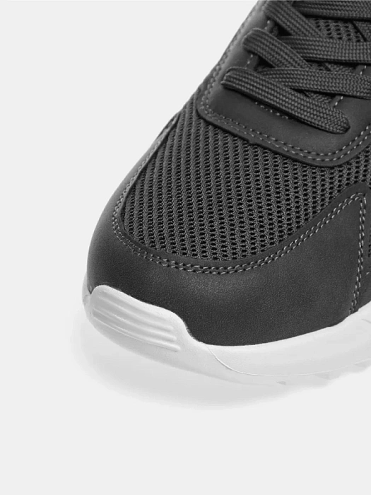 Мужские кроссовки BRUNO RENZONI  серые, артикул 447008/01-04BR