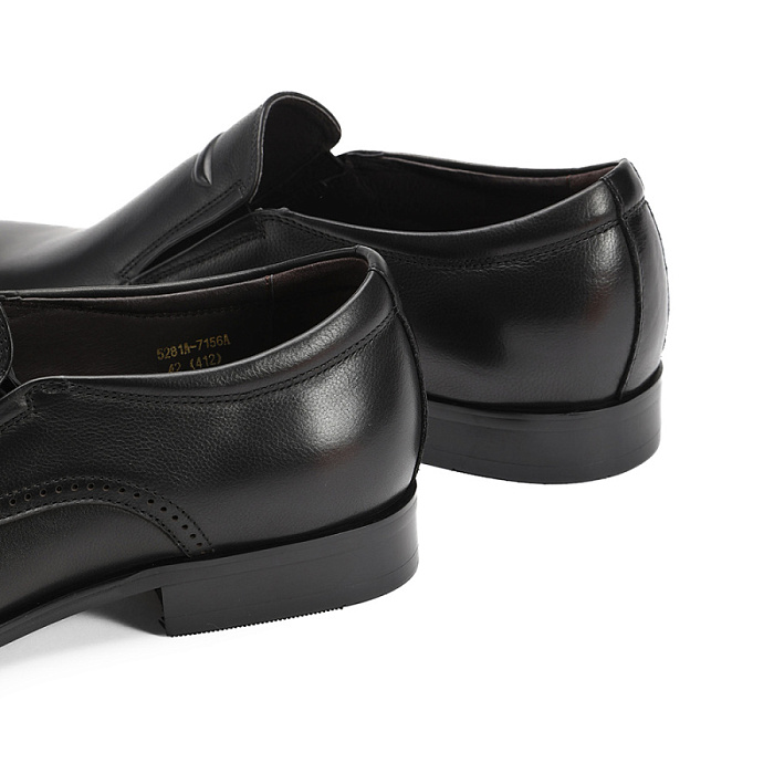 Мужские туфли BRUNO RENZONI  черные, артикул 5281A-7156A