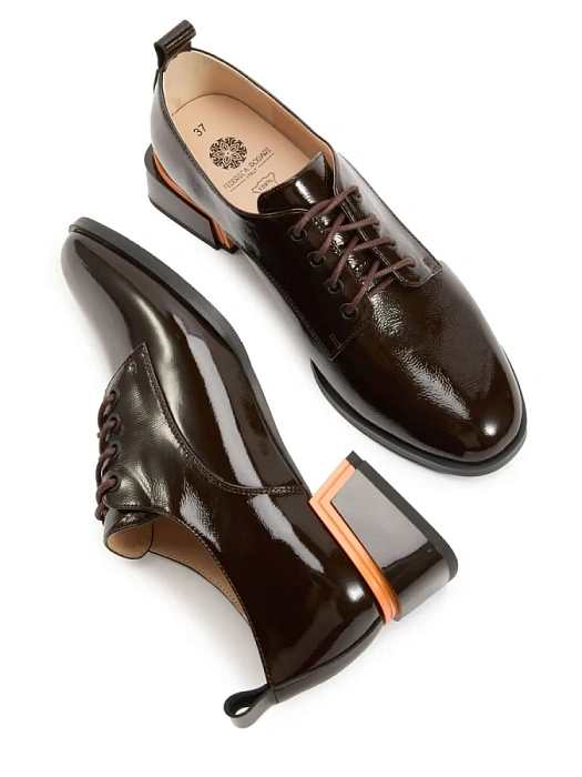 Женские туфли FEDERICA RODARI коричневые, артикул FD4E-1051-301