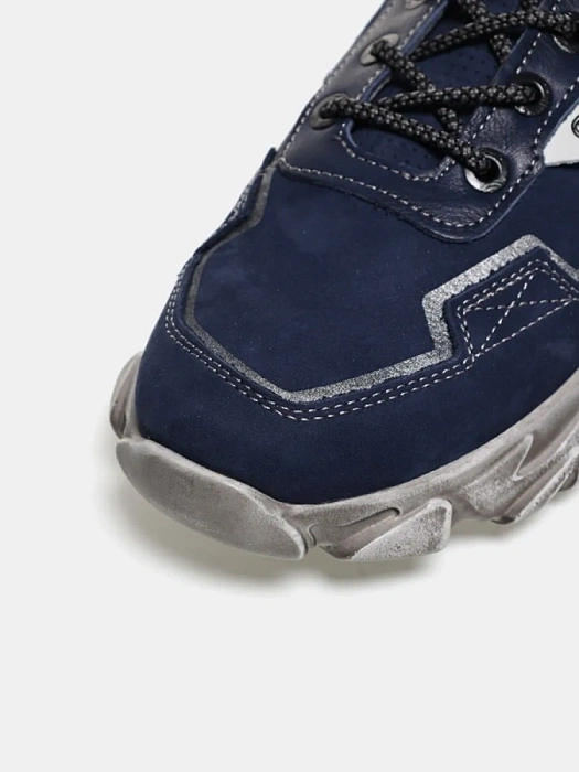 Мужские кроссовки BRUNO RENZONI  синие, артикул 010.797