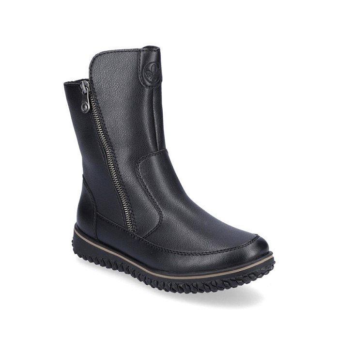 Женские полусапоги RIEKER черные, артикул Z4051-00