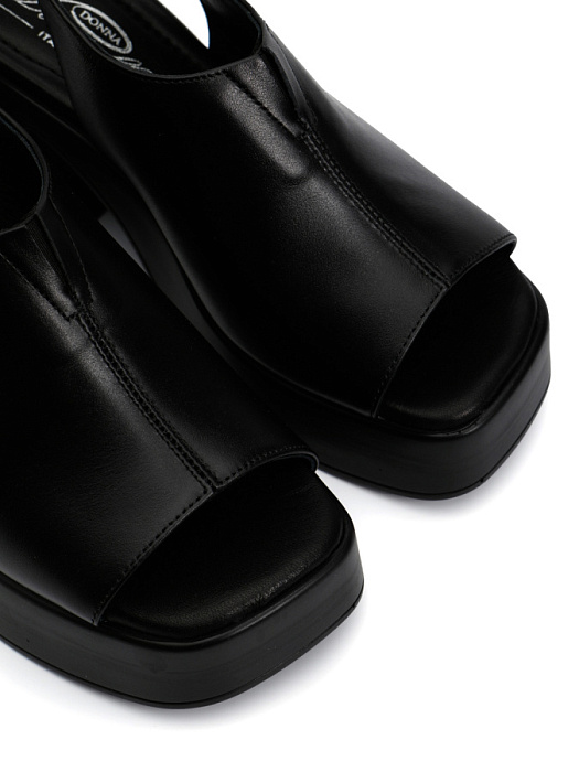 Женские босоножки  Donna Daniella  черные, артикул DD-G-189-25-1.BLACK