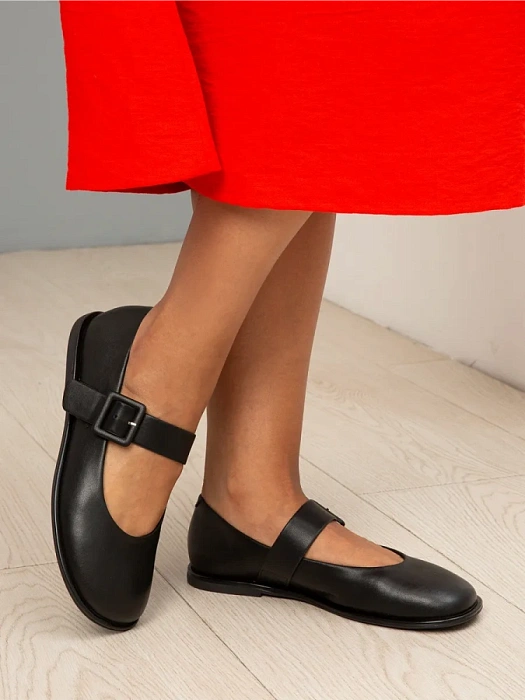 Женские туфли FEDERICA RODARI черные, артикул 43E-S1685-Z38097-8