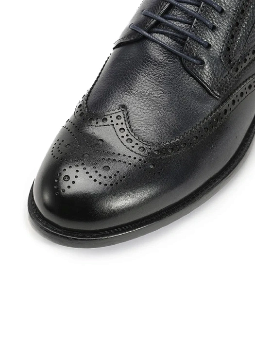 Мужские броги BRUNO RENZONI  синие, артикул G2026AB-G1C-BNP