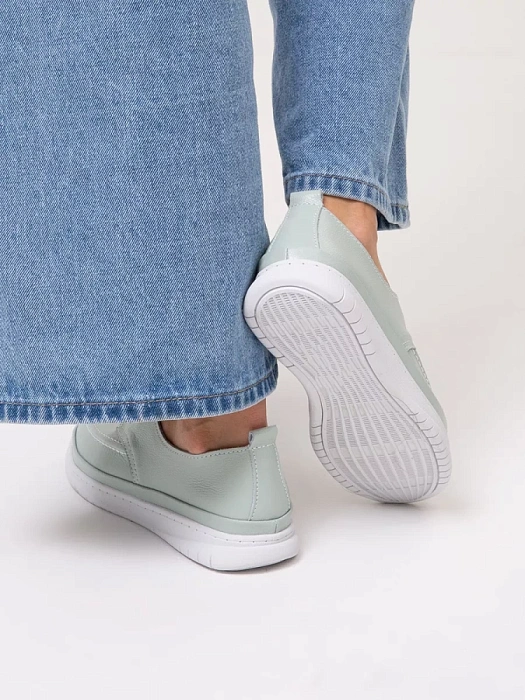 Женские туфли Donna Daniella  зеленые, артикул 53E-80719-1