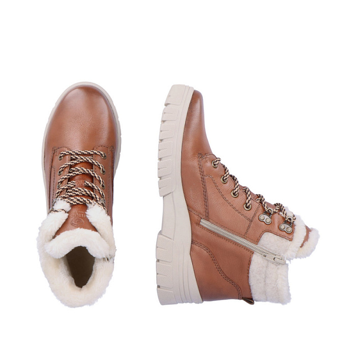 Женские ботинки basic REMONTE коричневые, артикул D0E71-24