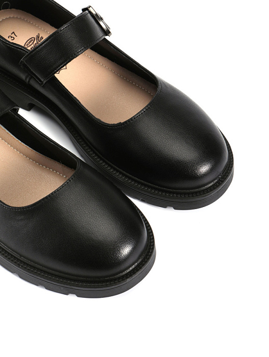 Женские мери джейн Donna Daniella  черные, артикул 41-TMU9-16-101