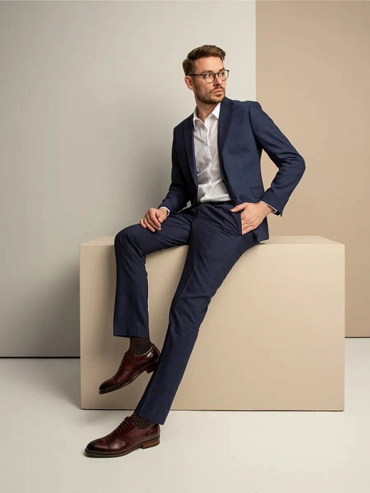 Мужские оксфорды BRUNO RENZONI  бордовые, артикул 5408A-910I