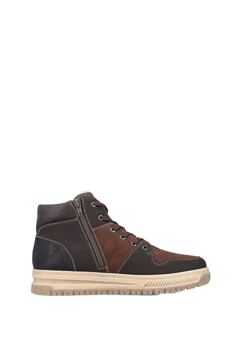 Мужские кеды RIEKER коричневые, артикул 38540-25