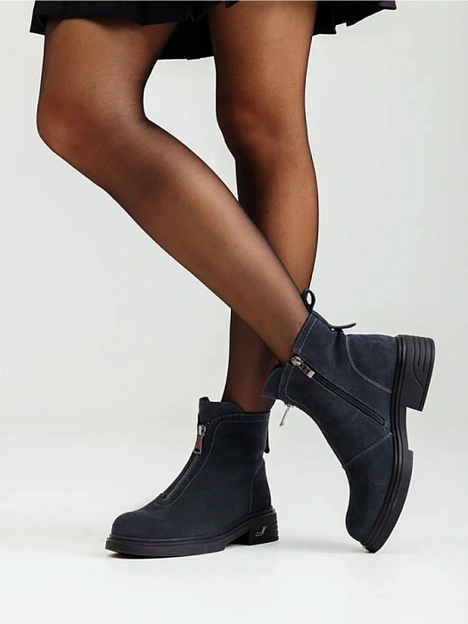 Женские ботинки FEDERICA RODARI серые, артикул 44E-A1161-61K