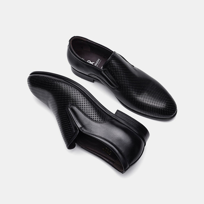 Мужские туфли BRUNO RENZONI  черные, артикул 5529B-916A