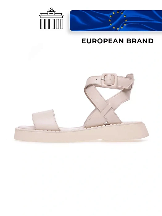 Женские сандалии eObuv бежевые, артикул G-79-23-3/Beige